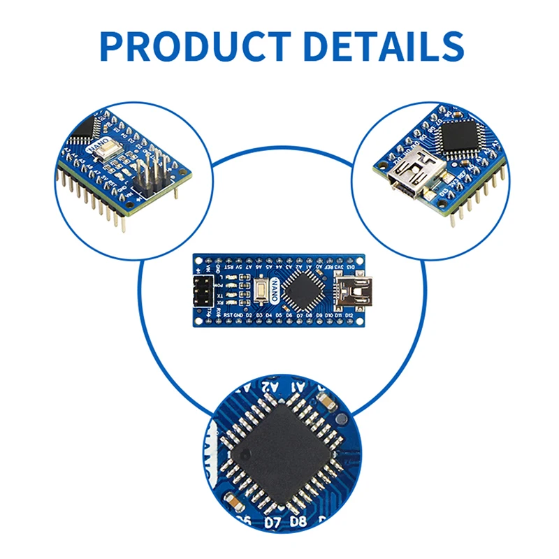 Emakefun LGT8F328P-LQFP32 NULLLAB TYPE-C MICRO USB Compatible With ATMEGA328 Nano V3.0 LGT8F328P CH9340C/LQFP48 For Arduino