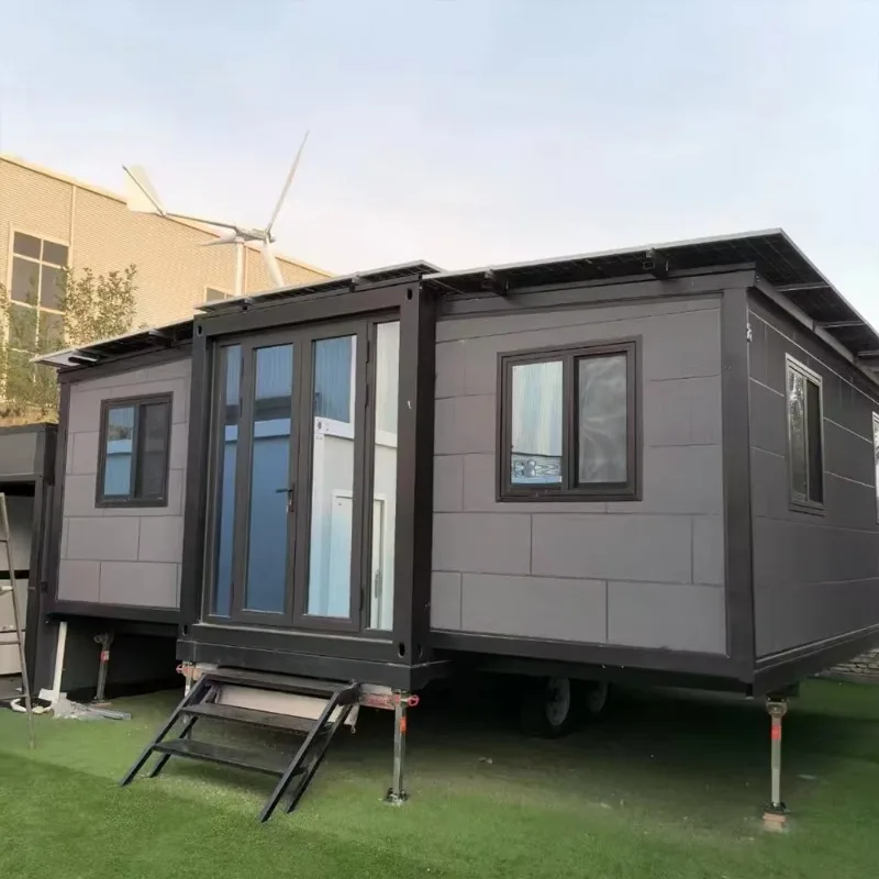 Customizable Popular Living 20ft 40ft Steel Frame Waterproof Expandable Container House with Kitchen Bathroom