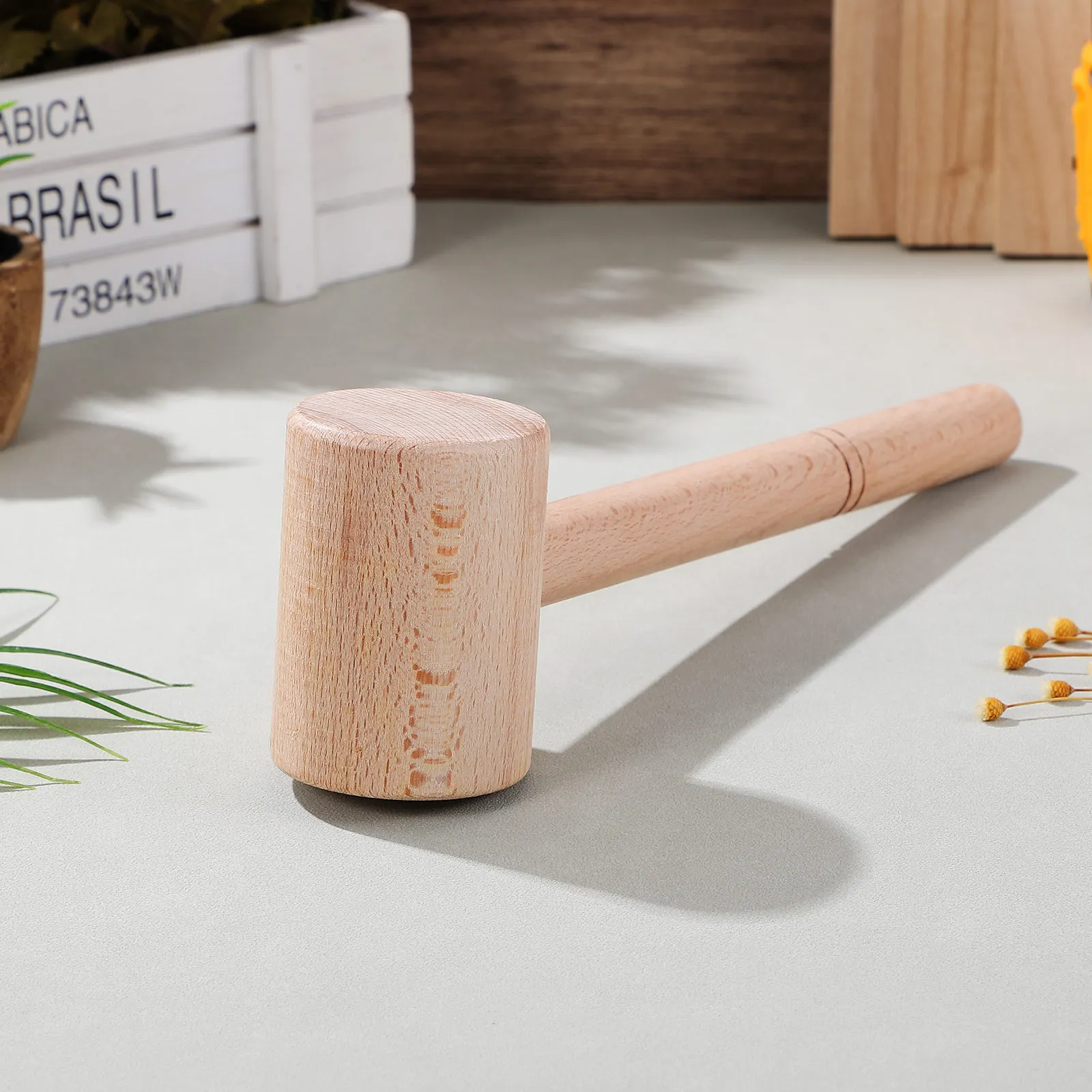 

Wooden Mallet for Woodworking and Carving Premium DIY Hand Tool Ergonomic Lightweight Hammer for Craftsmen and Hobbyists