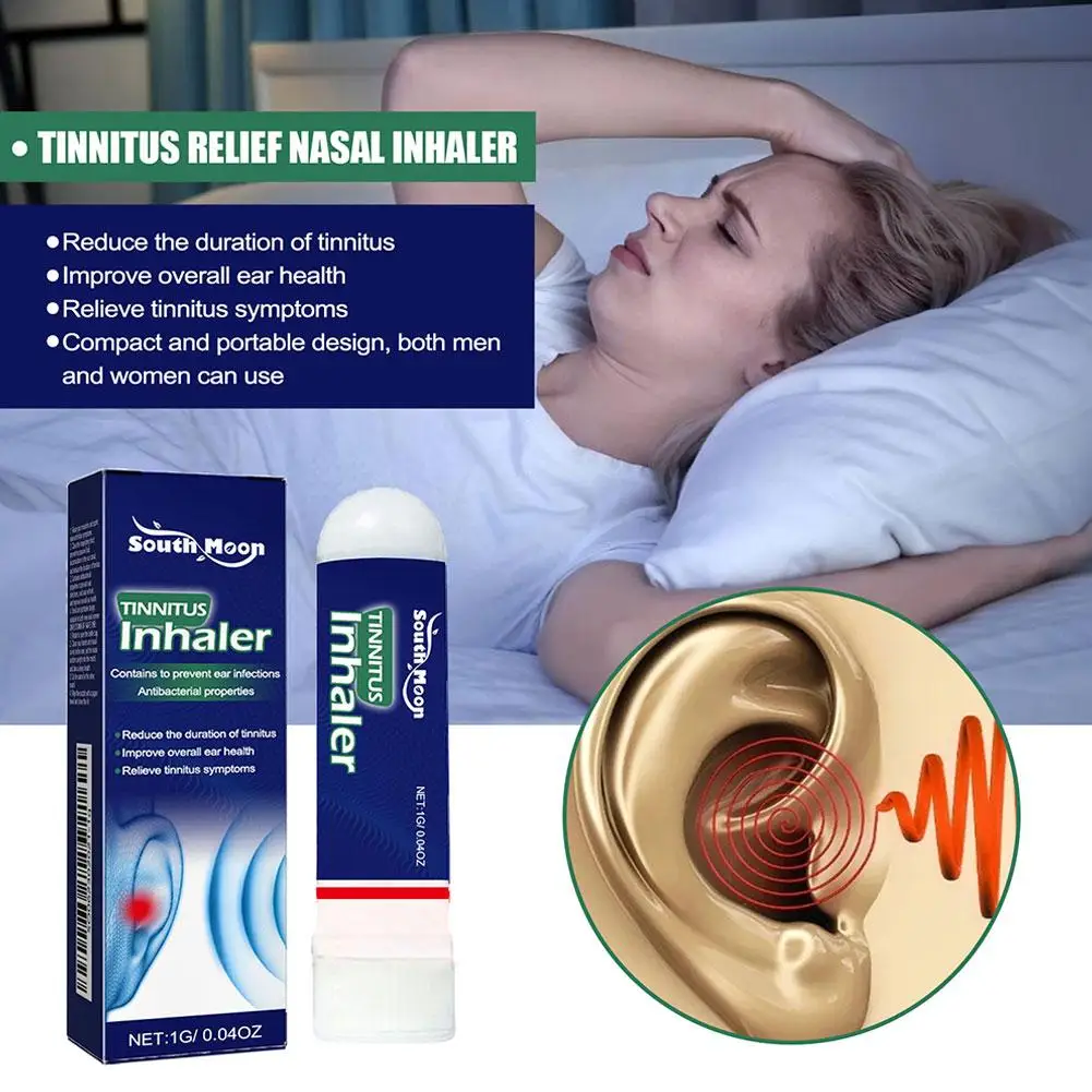 Inhaladores nasales para aliviar el Tinnitus, 10 piezas, tratamiento para aliviar la picazón auditiva, duro, saludable, cuidado del oído