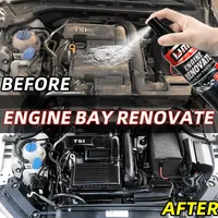 Shiny as new engine Update wax - deep black plastic polish protection for all cars and RVS