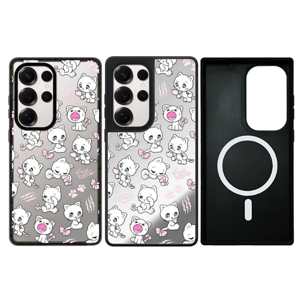 

5121134 Mirror / Acrylic Magnetic Case: Compatible With Samsung Galaxy S23 U S24U S25 Ultra S25+ Plus Shell