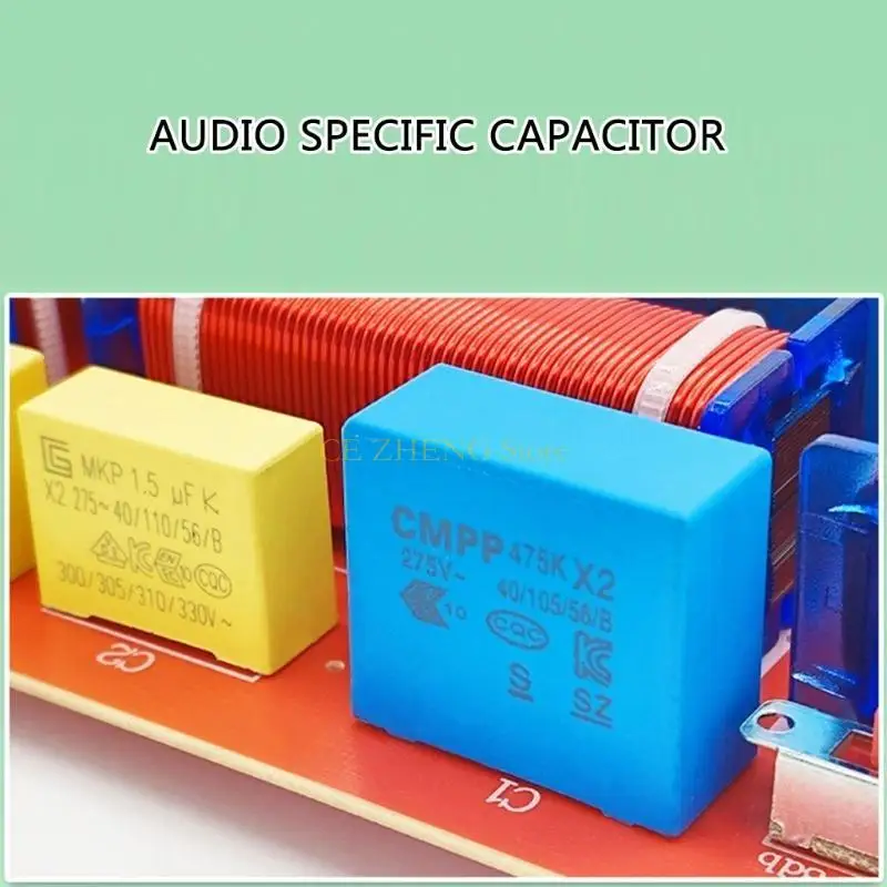 e56b 스피커 오디오 애 오 오디오 크로스 오버 필터 400W 조절 가능한 고음 및베이스 주파수 분할기