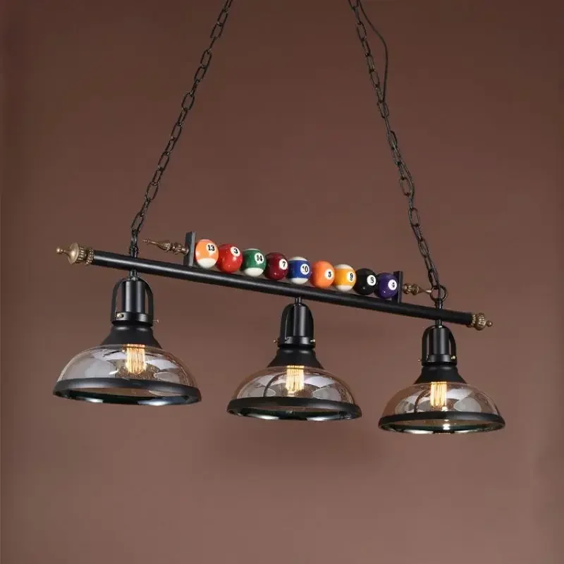 Restaurant, Bar, Counter, Entertainment Room Decoration, Creative, Personalized, Nostalgic, Industrial, Retro, Billiards Pendant