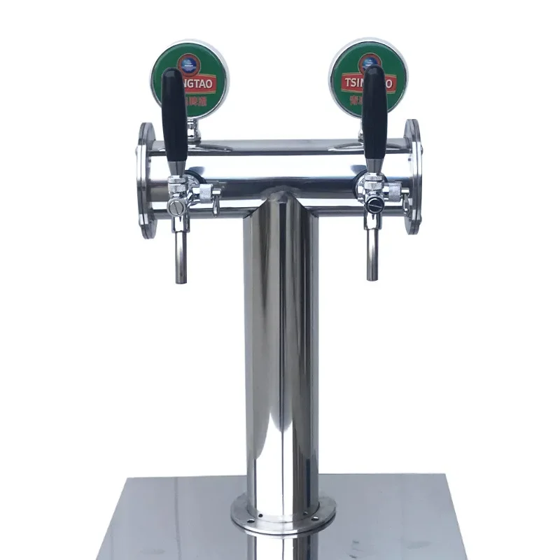 

Draft beer machine T-shaped wine column can be equipped with LED wine brand stainless steel multi-head bar with multiple models