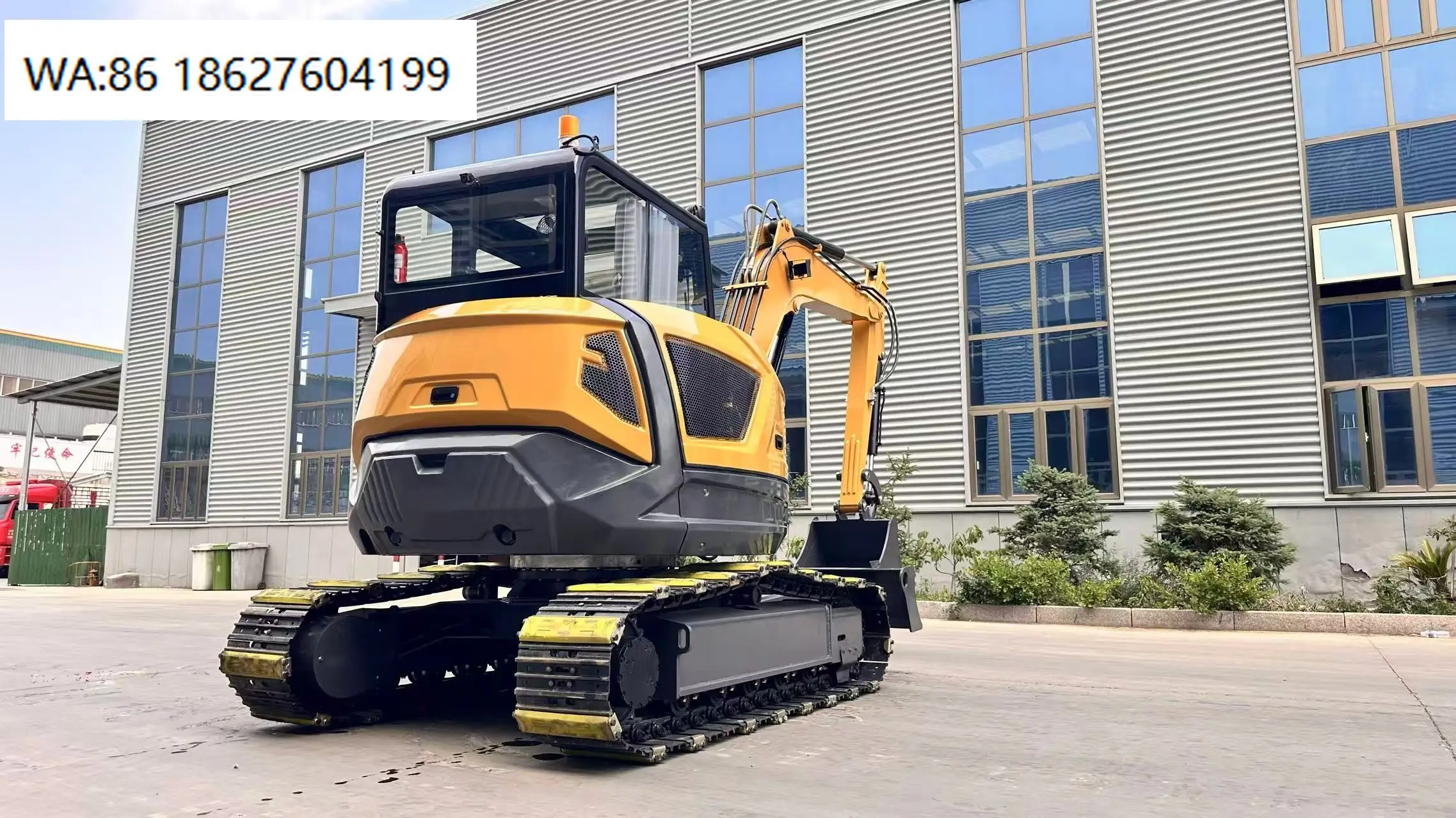 Aftermarket spare parts Crawler Excavator with Snow Push Blade Attachment, winter snow removal, in stock fast shipping construct