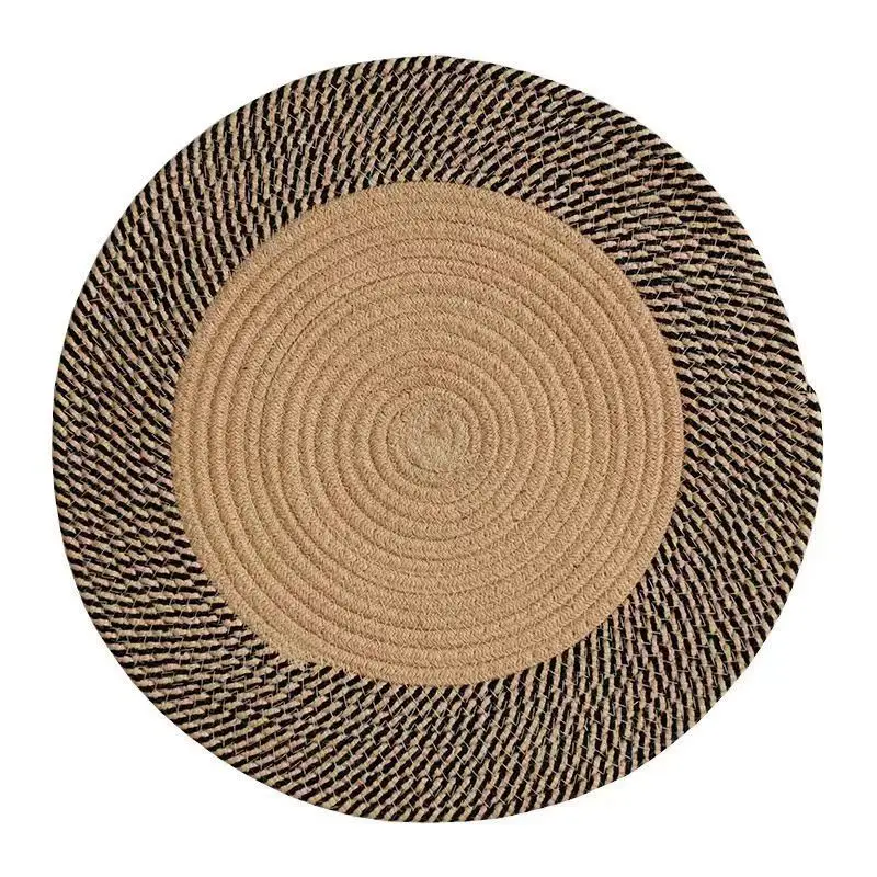

DSA cotton thread woven floor mat woven blanket foot mattress bedside blanket living room coffee table carpet commercial simple