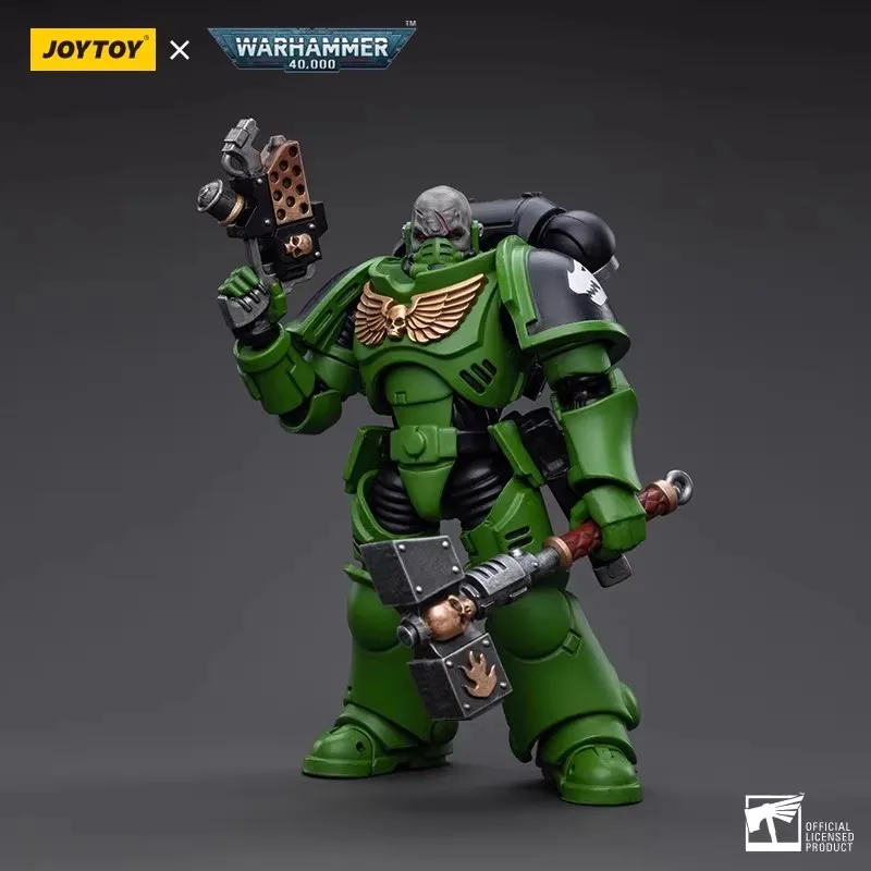 Pré-venda joytoy 1/18 warhammer 40k figura de ação salamandres intercessores sargento tsek'gan anime figuras coleção modelos brinquedos