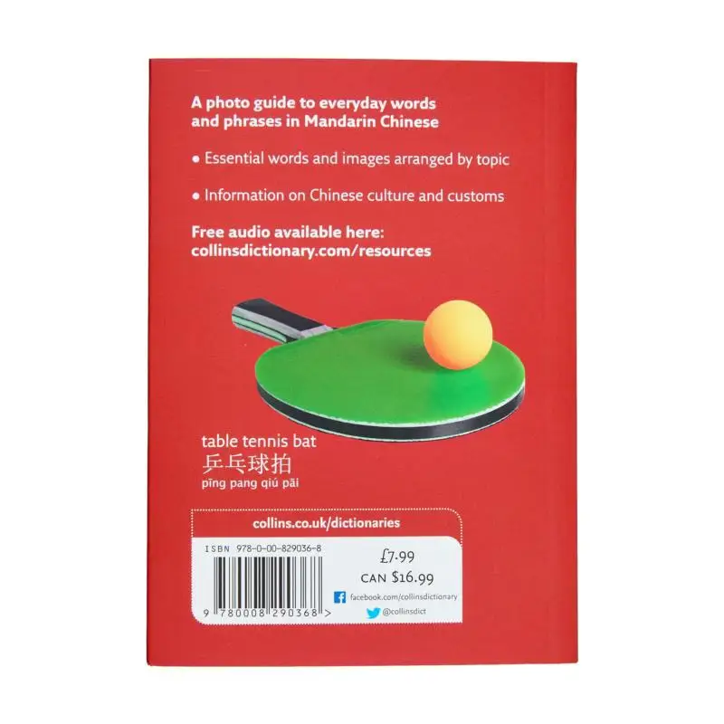 Collins Mandarin Chinese Visual Dictionary Collins Harper Collins UK 9780008290368 Book