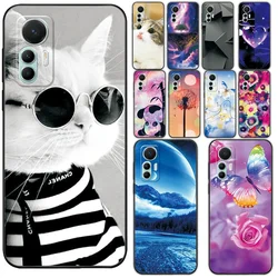 For Xiaomi 12 Lite Case Silicone Soft TPU Back Cover For Xiaomi 12 Lite Phone Case For Xiaomi 12 Lite Fundas Coque Capa