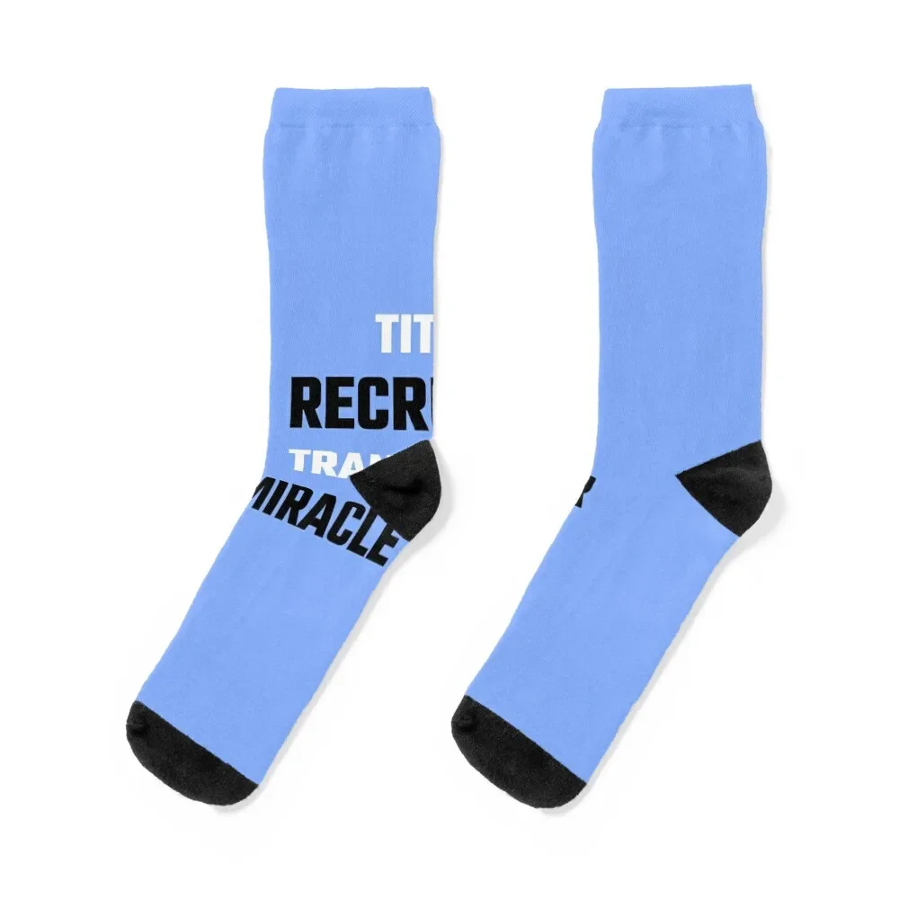 Title: Recruiter. Translation: Miracle Worker Socks Stockings man Stockings compression bright garter Socks For Women Men's