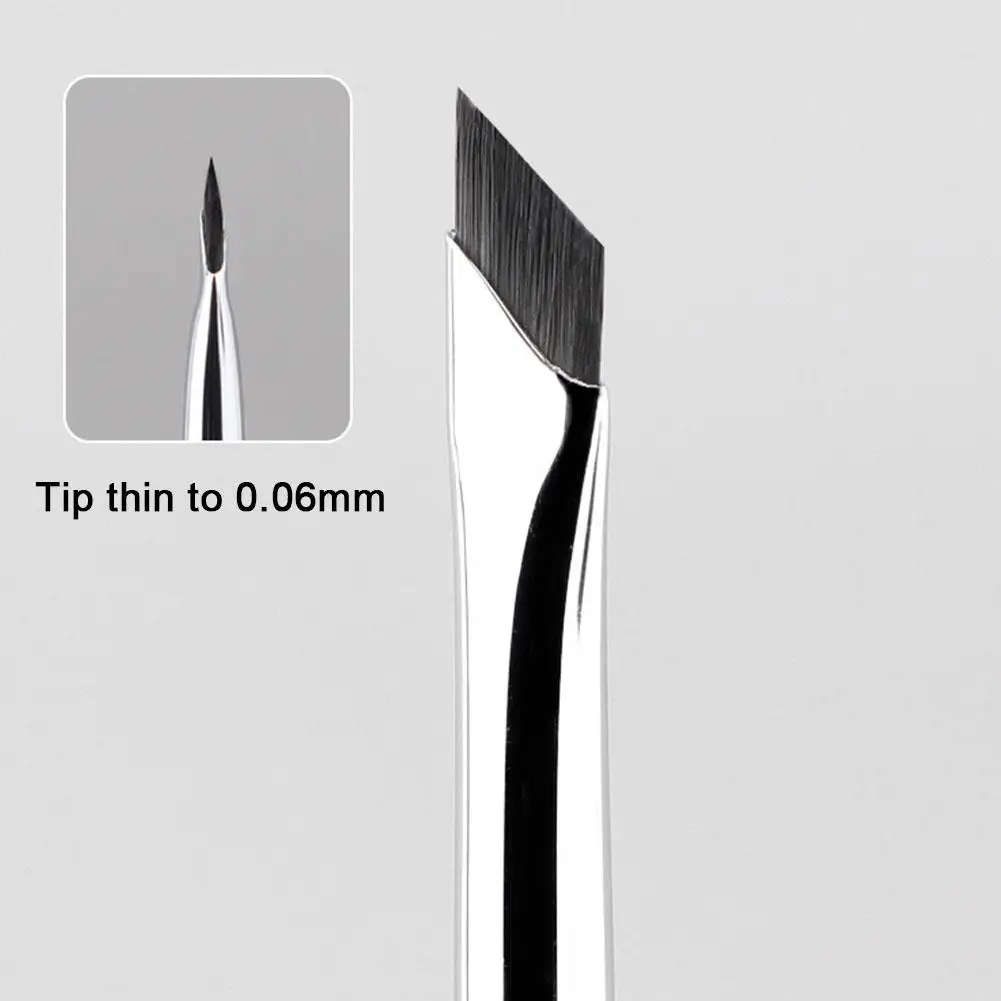 Upgrade Eyeliner Brush Ultra Thin Fine Angle Flat Eyebrow Brush Brow Precise Detail Brush Place Liner Brush Makeup