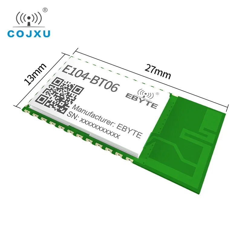 COJXU E104-BT06 BLE4.2 Bluetooth Wireless Module 2400-2483.5MHz 3dBm 80m Range Range 3.3V UART GPIO BLE Module