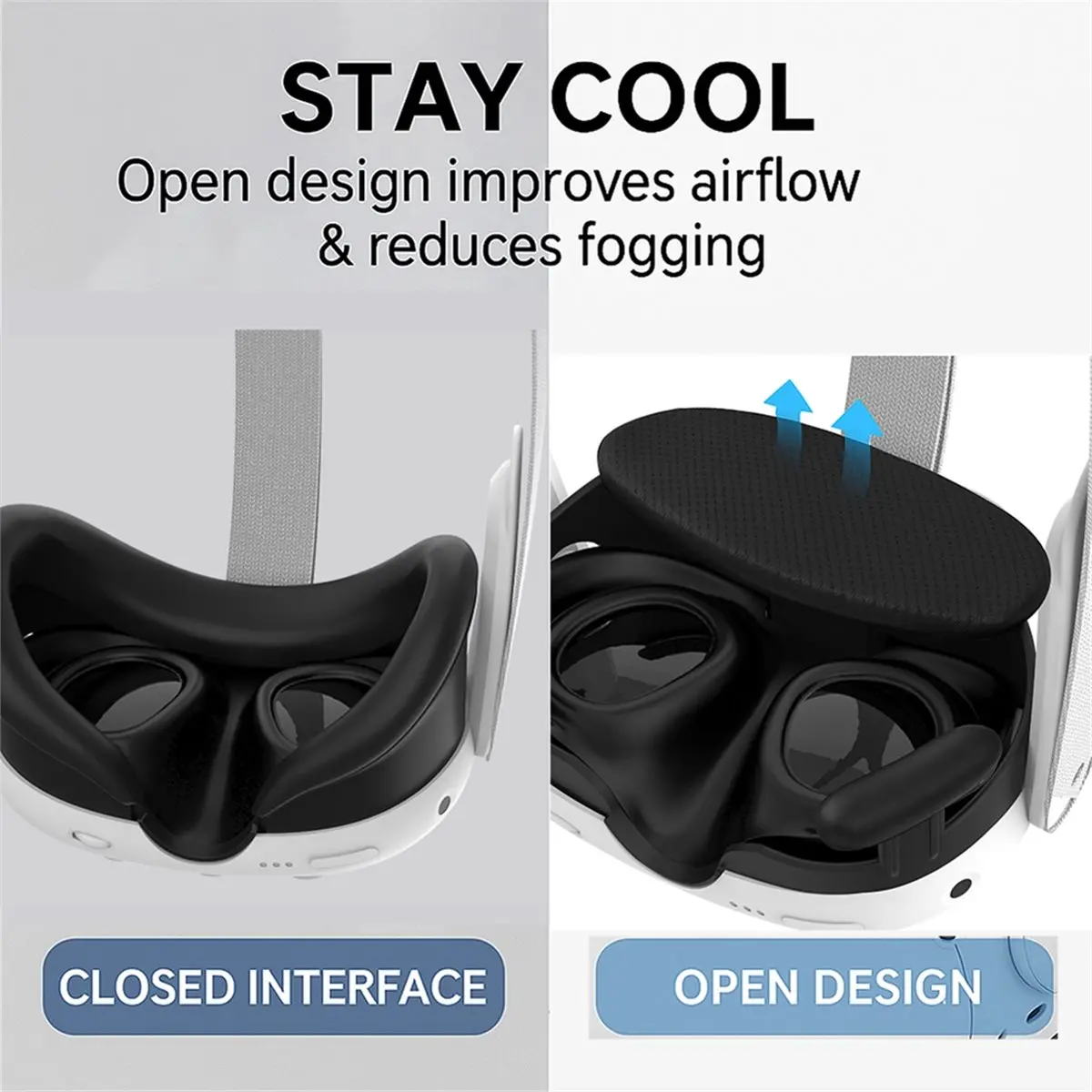 Interface Bracket Mask for Meta 3 Breathable Face Cover Frame for Meta 3 VR Accessories