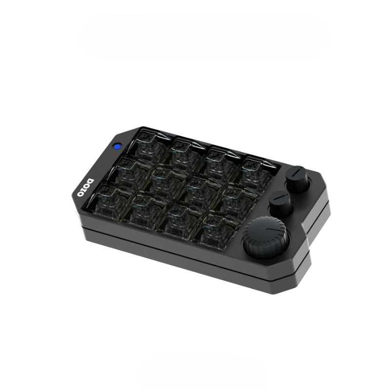 Imagem -05 - Mini Teclado Mecânico Doio Designer Retroiluminação Rgb com Fio Hot-swap Personalizado Programável Desenho com Vários Botões Teclado para Jogos Presente