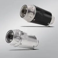 Tubo silenciador ARRO de escape para motocicleta de 51mm, tubo de acero inoxidable para Yamaha Honda Kawasaki Z800 Z900 R1 R3 R6 CBR600 NC700 Z400