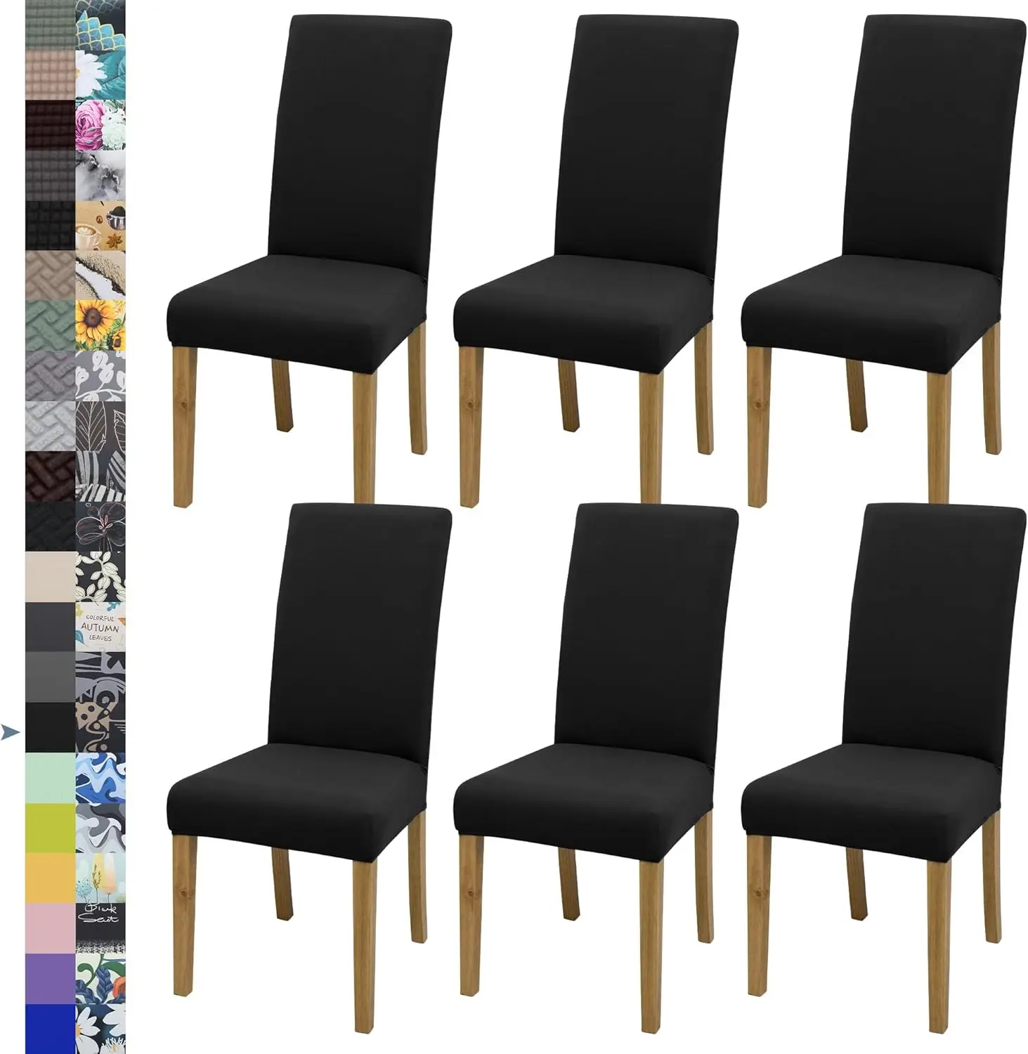 

Dining Chair Cover,Dining Room Chair Covers Set Of 6,Stretch Kitchen Chair Cover,Washable Dining Chair Cover,Parsons Chair