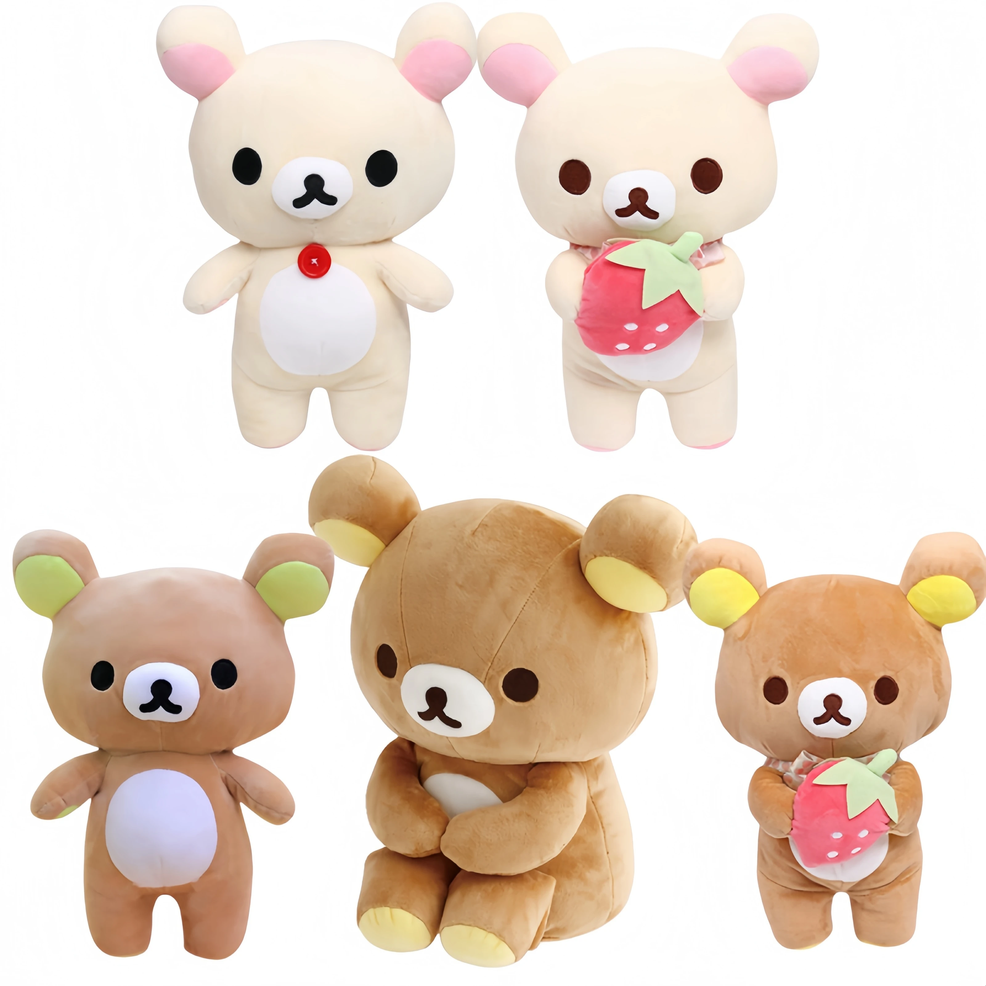 

Коллекция Rilakkuma, плюшевый медведь Kawai, мягкая кукла Kawaii, декор для комнаты, милые игрушки с животными, подарки для детей