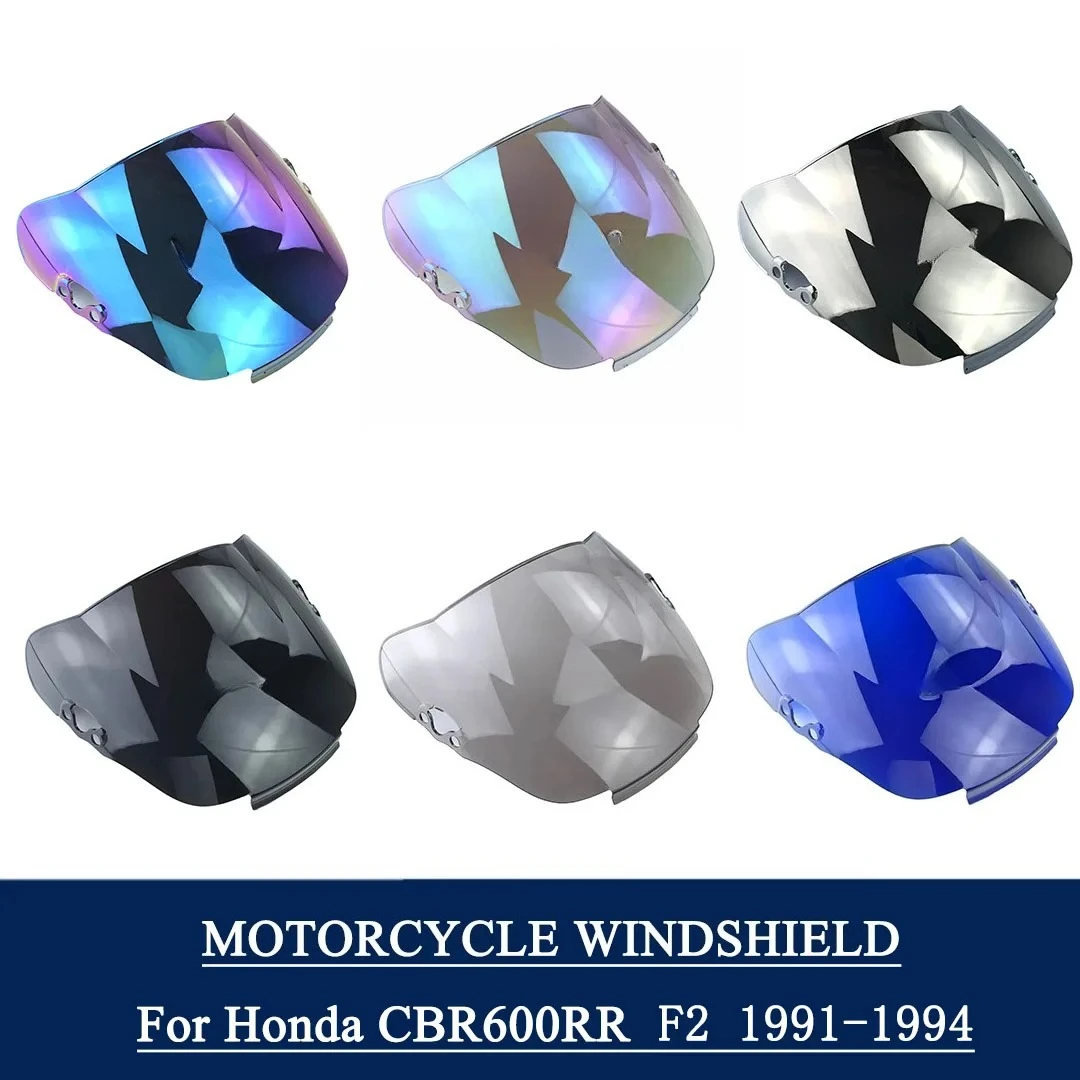 Motorcycle Windshield For Honda CBR600RR CBR600 CBR 600 F2 1991 1992 1993 1994 Double Bubble WindScreen Wind Deflector