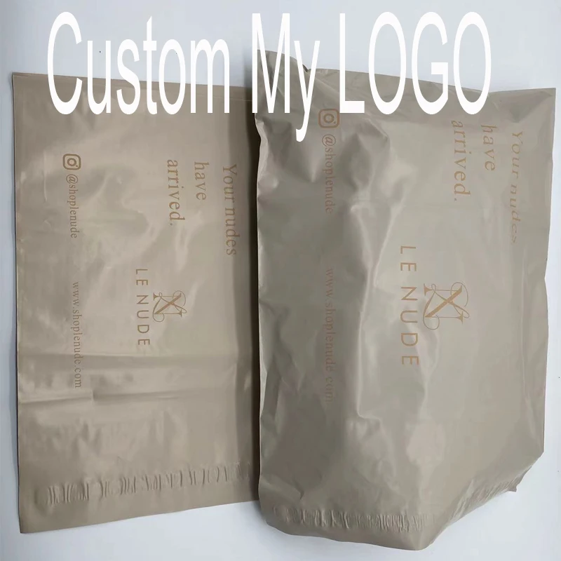 Custom LOGO mailing bag wholesale recycled mailers blue poly courier bag Small Medium