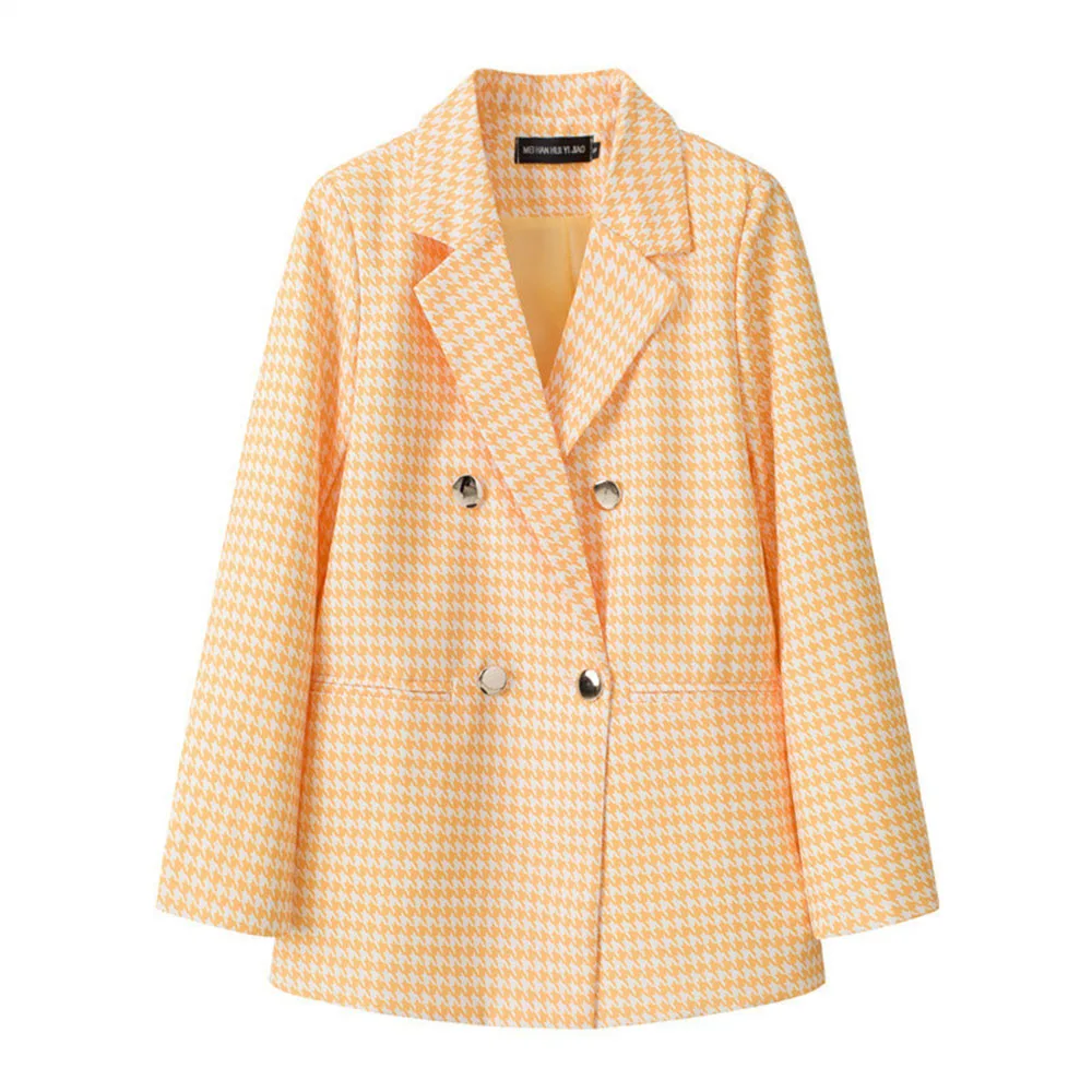 

Модные новинки: Женские пальто и куртки 2026 года, весна-осень, с длинным рукавом, с принтом, повседневные верхние одежды