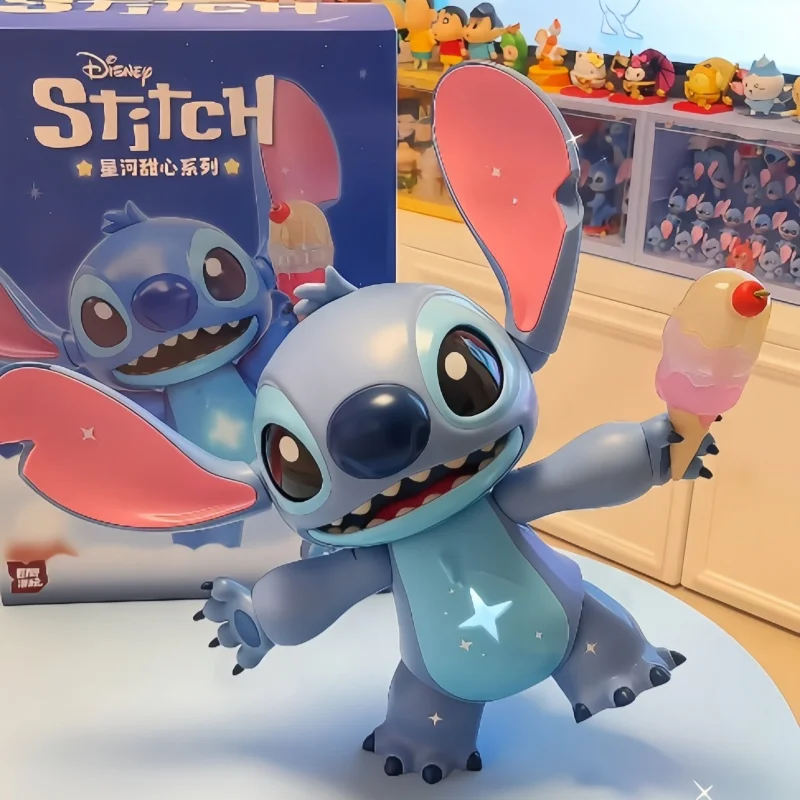 

In Stock Original Mo Zao Culture Disney Luminescent Stitch Painter Style History Dici Star River Sweetheart Mobile Doll Toy Gift