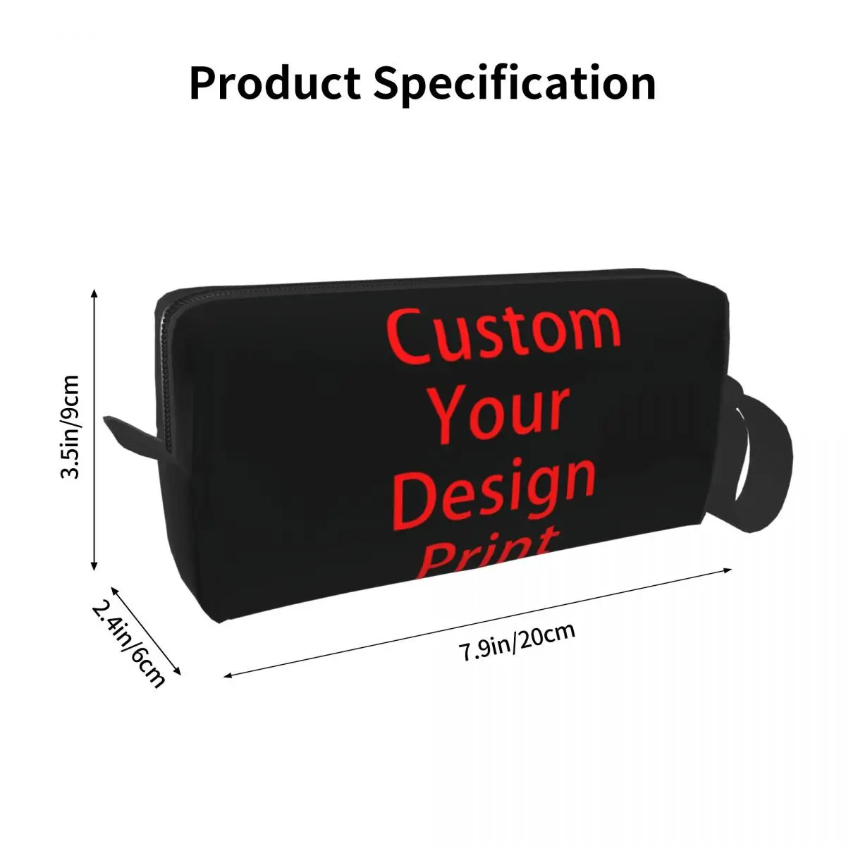 Custom Custom Your Design Toiletry Bag Women Customized Logo Printed Cosmetic Makeup Organizer Lady Beauty Storage Dopp Kit Box