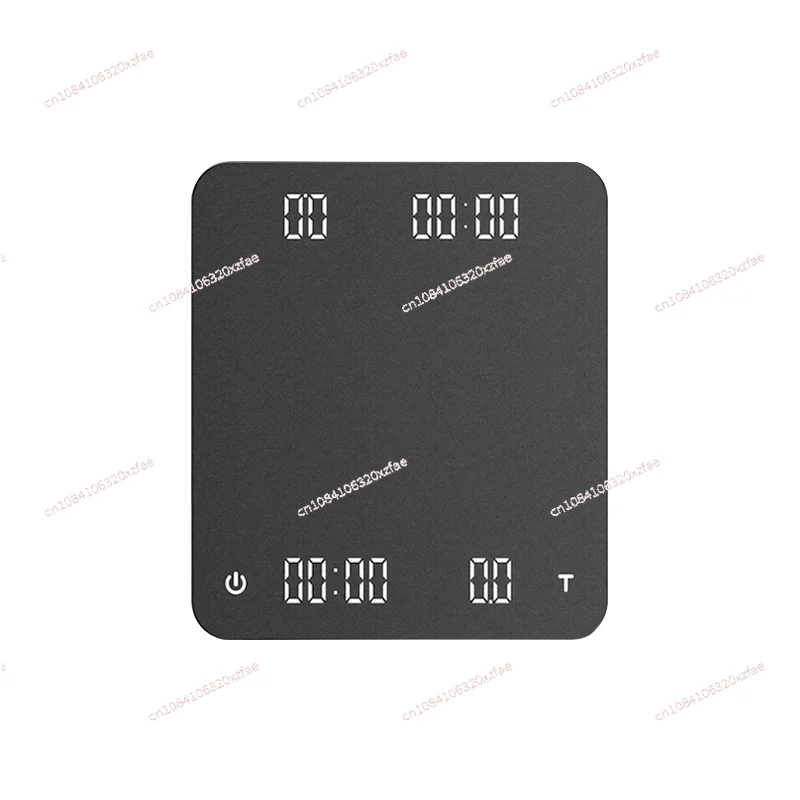 

Double screen coffee electronic scale USB charging double display hand punch Italian scale timing home bar scale