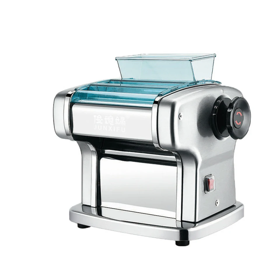 Máquina eléctrica para Pasta de uso doméstico FKM150-2, con prensa de masa y rodillo de acero inoxidable para espaguetis y fideos caseros