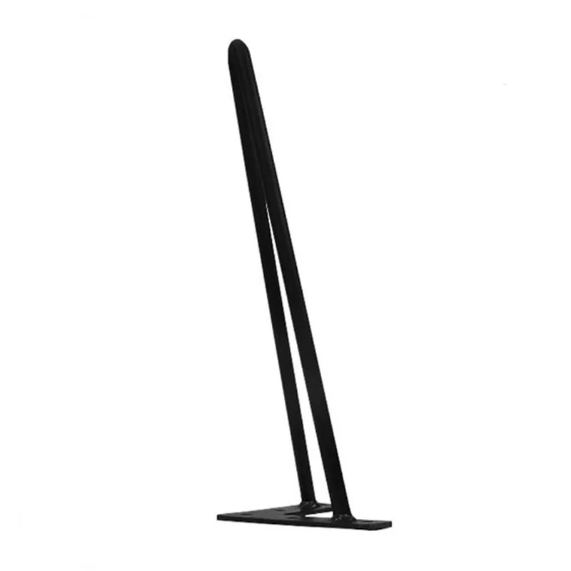 4 pièces épingle à cheveux en métal en forme de U, support de pieds de table de bureau 4-10 pouces, pieds de support de meubles en fer massif, canapé, chaises d'armoire, matériel de bricolage