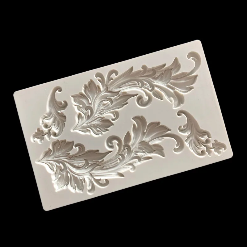

Lace Texture Fondant Cake Circumference Decoration Epoxy Mold Chocolate Mould 19-158