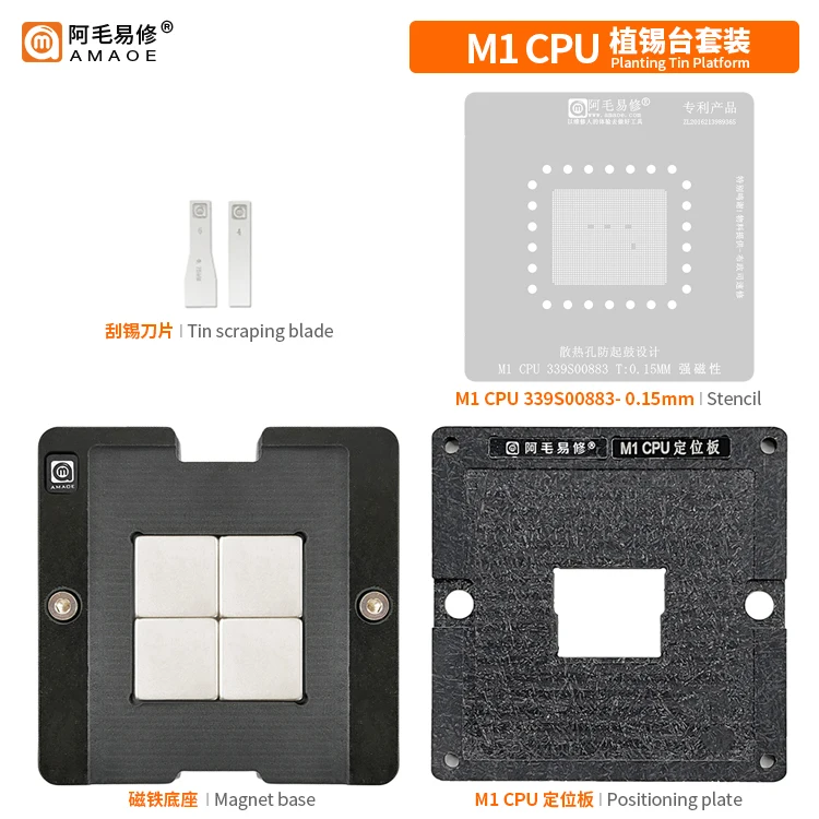 ¿Qué es el BGA Reballing Stencil para CPU M4 y por qué es esencial para los técnicos de reparación?