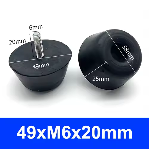 Rubber Adjustable Feet Pad With Screw M6 M8 M10 Table Chair Balck Leveling Foot Pad Furniture Leg Anti-shock Protections - Image 24