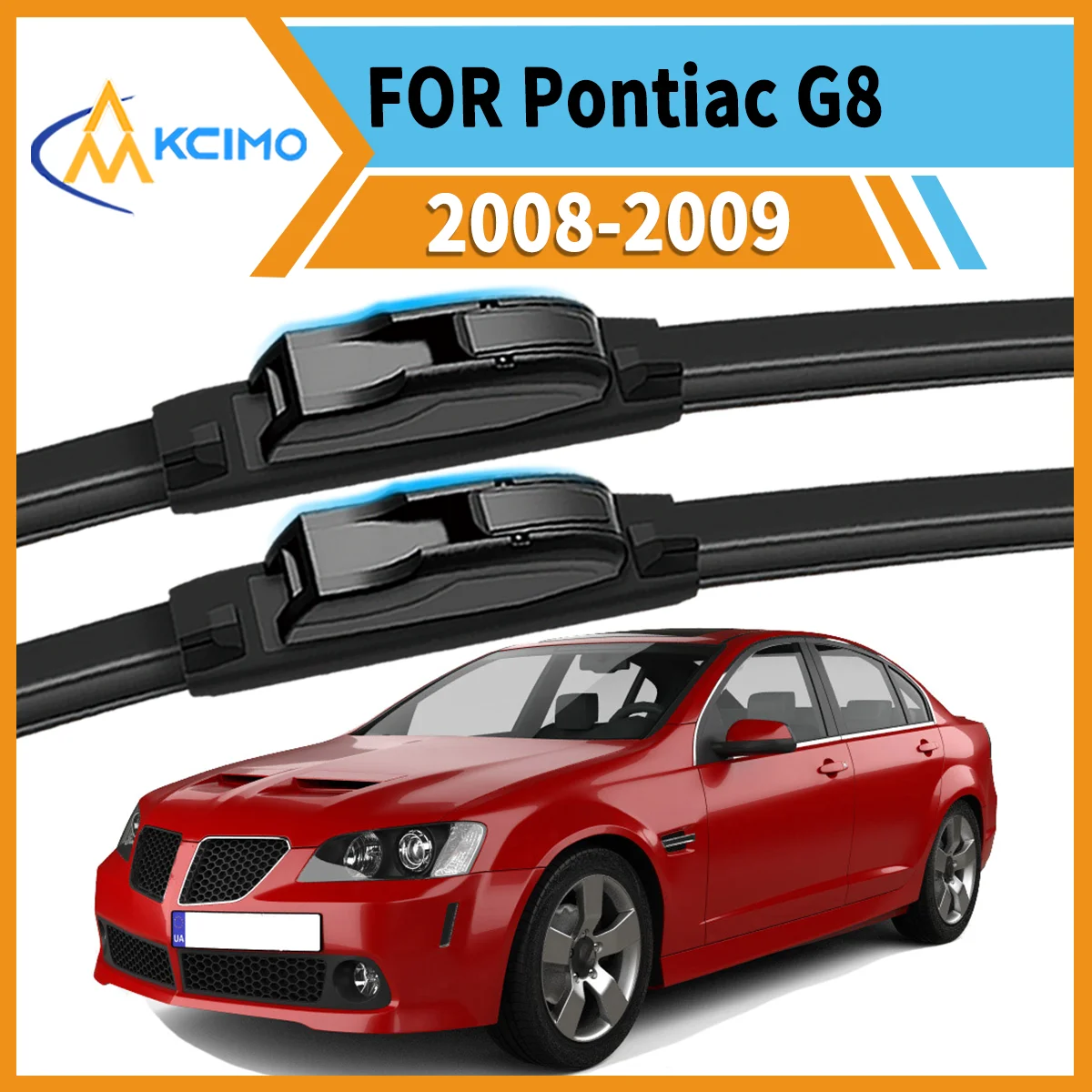 

Superior Wiping Performance 2PCS Front Wipers for Pontiac G8 GMX557 2008–2009 All-Season Clarity Reduced Noise Safe Driving