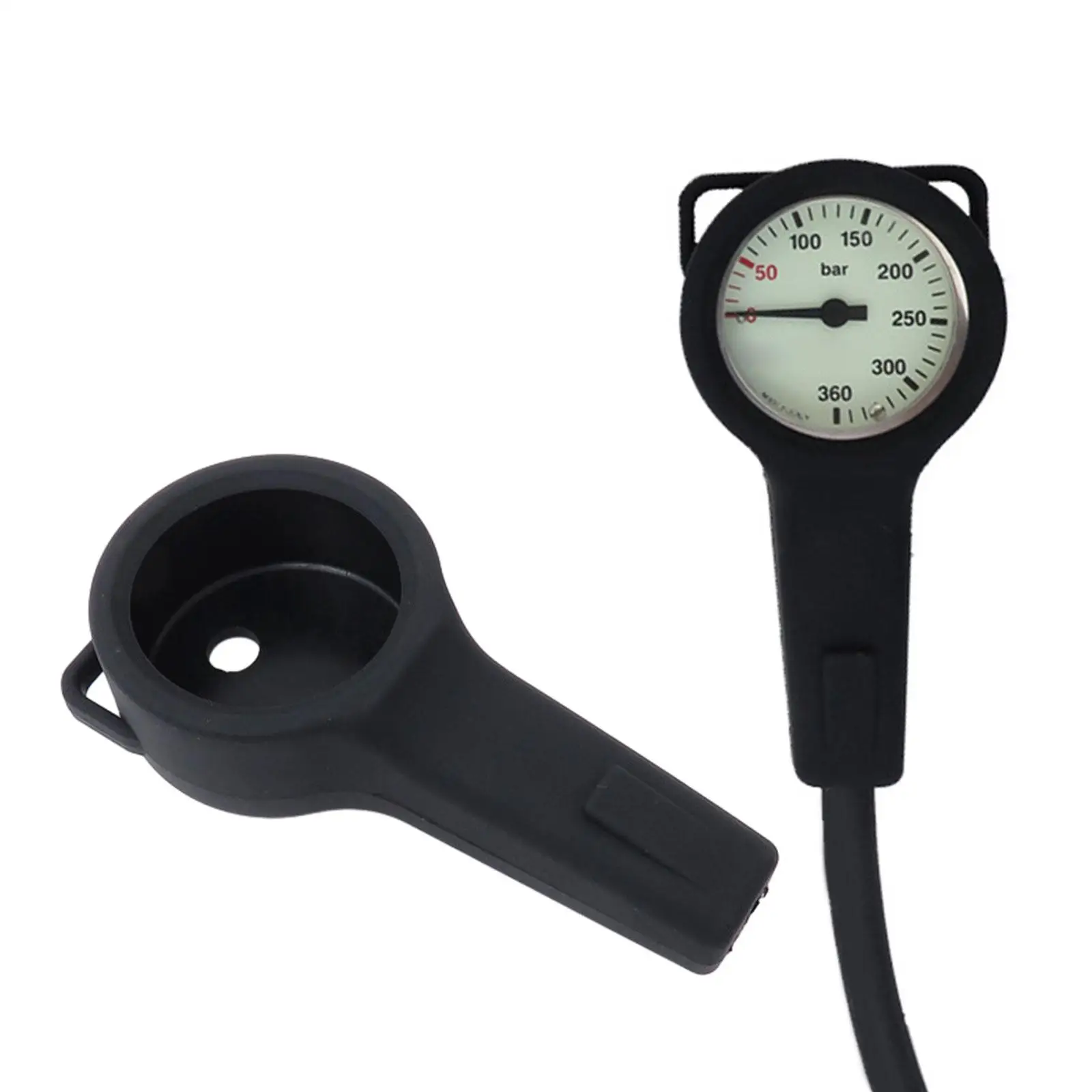 Scuba Pressure Gauge Boot, Protetor Spg, Epdm Environmentally Friendly, Mergulho Primeiro Estágio, Metal de Alta Pressão Calibre Caso