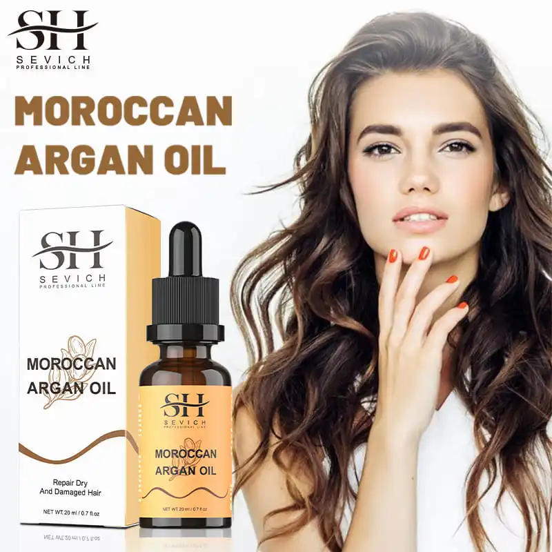 

Moroccan Argan Organic Hair Oil Hair Liquid Serum Hair Repair Damaged Prevent Baldness Scalp Treatment Essence Beauty Health