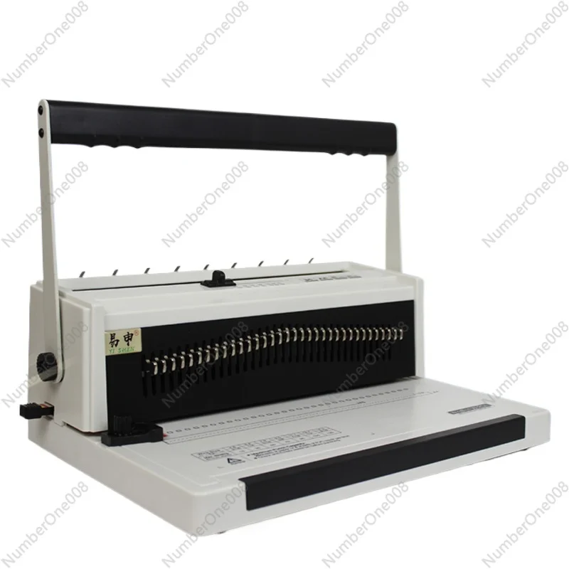 

Iron ring binding machine 34 holes loose-leaf iron ring punching machine, double coil manual punching