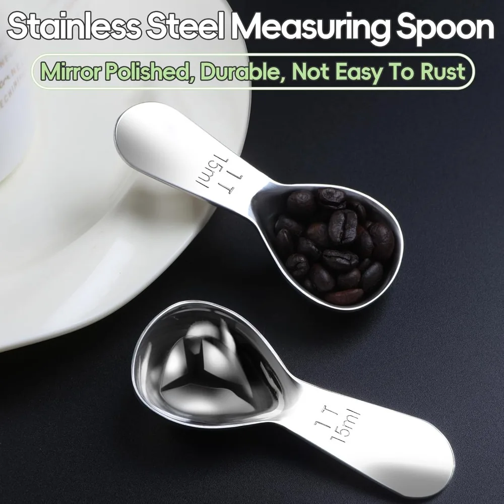 Precision Stainless Steel Coffee Scoop 4