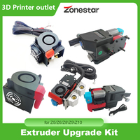 ZONESTAR 3D Printer Direct Drive Extruder Upgrade Kit 24V for Z5/Z6/Z8\\Z9\\Z10 3D Printer with MK7 Nozzles 5051 Blower Fan