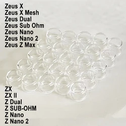 5 Stück Blase Fett Glas Zeus /Zeus Dual/Zeus X /Sub Ohm Tank/Zx/ZX II/Z Sub-Ohm/Z Nano 2 Max Glühbirne Glas geometrisches Modell