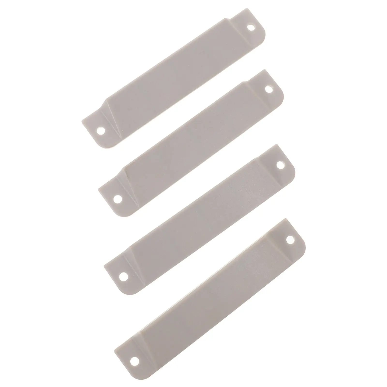 4Pcs E-Track Rail End Caps Plastic Truck Bed Tie-Down Protective Covers Easy Install Replacement Cargo Divider Panel