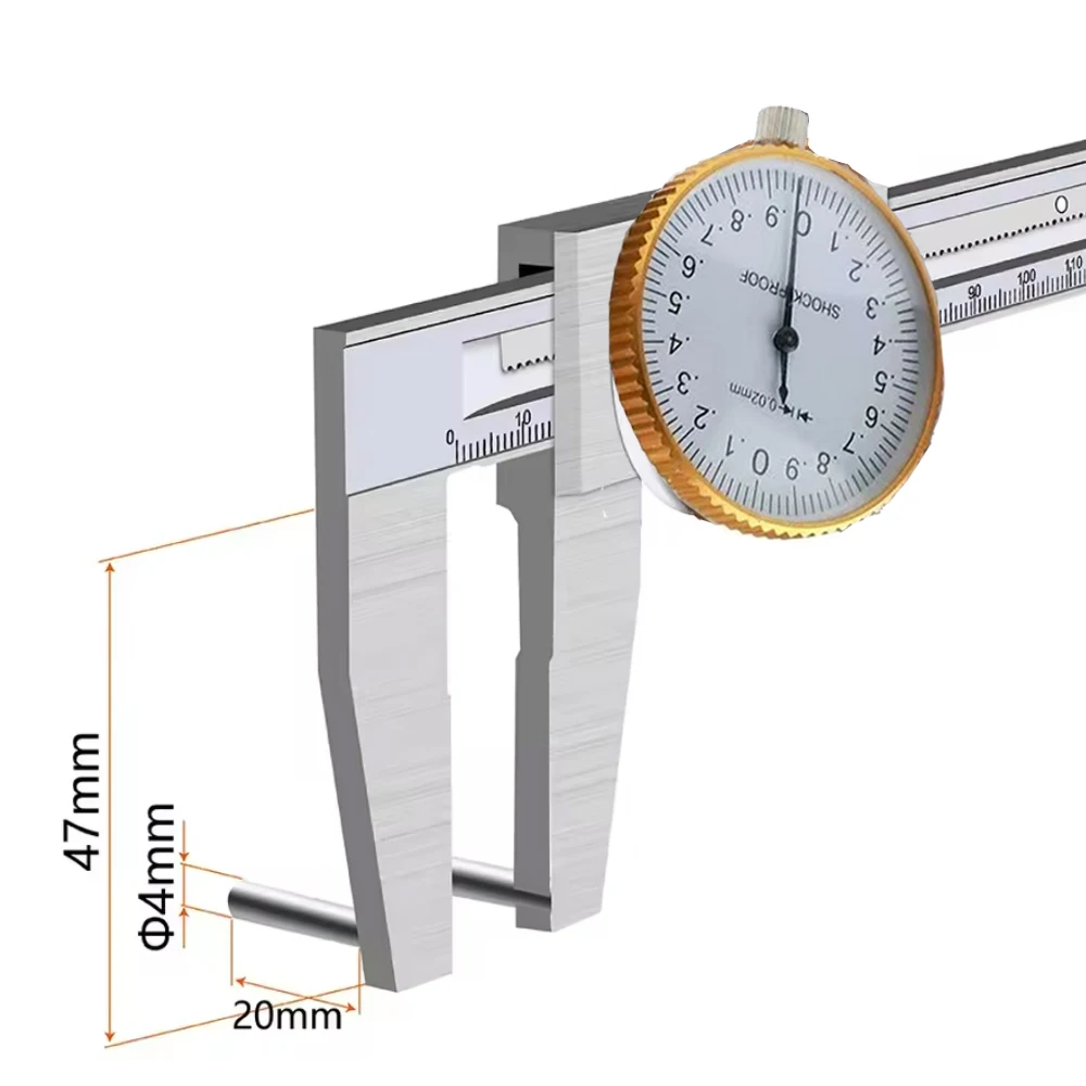 

Цифровой штангенциркуль для измерения внутреннего диаметра отверстий, диапазон 0-150 мм, точность 0,01 мм, из нержавеющей стали