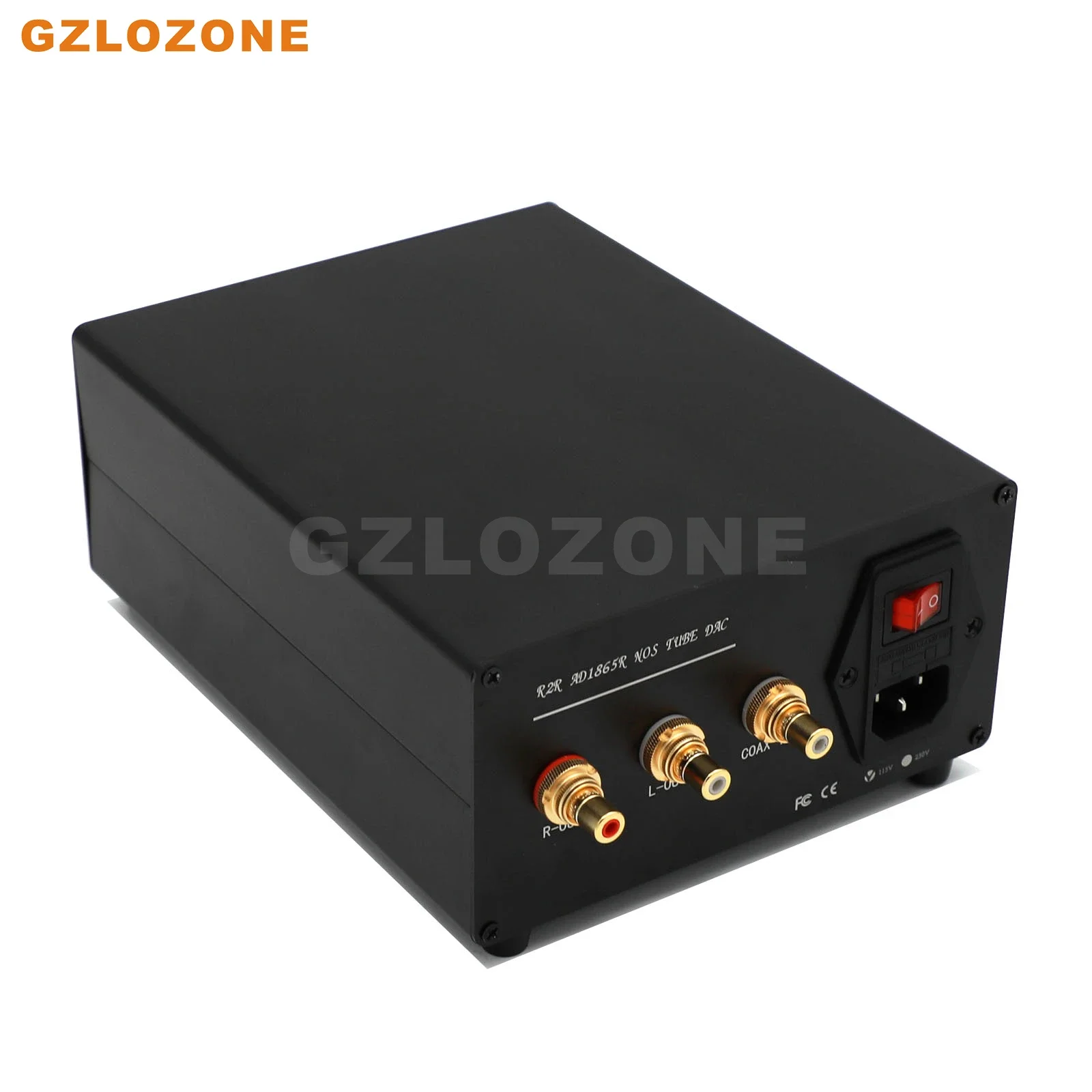 R2R NOS AD1865+CS8412 Architecture Audio decoder 6N11+6Z4 Tube DAC SILVER/BLACK (Optional)