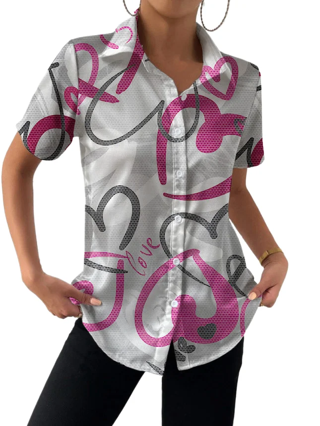 

Women Shirts Sleeve Single Breasted Straight High Split Long Shirt Tops Female Fashio