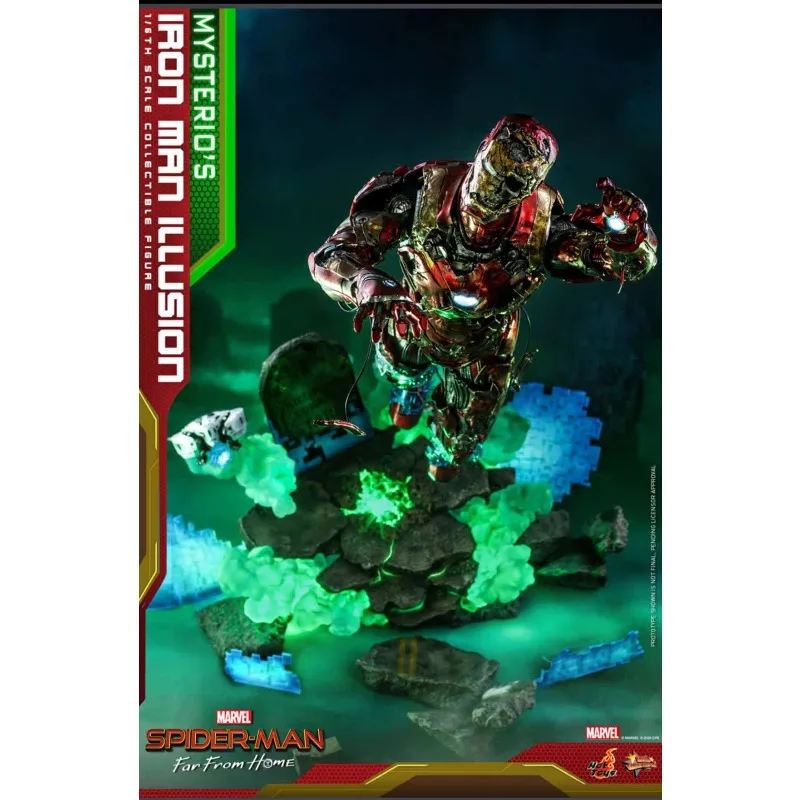 

Original Marvel Hot Toys MYSTERIO'S IRON MAN ILLUSION MMS580 Action Figure Gift Toys Model