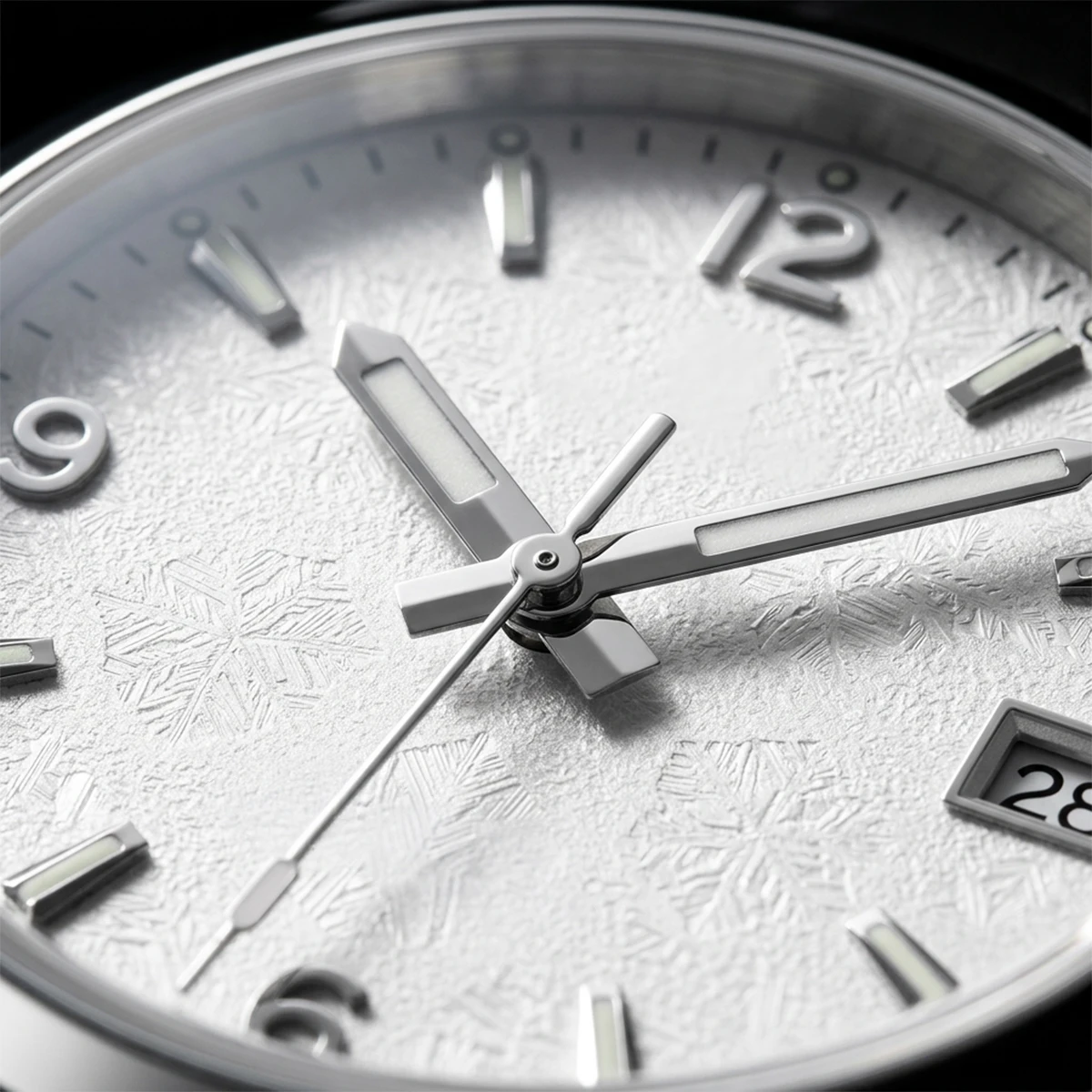 Quality Style Watch Hands With Green Luminous For NH34 NH35 NH36 Movement Modified Case Dial index