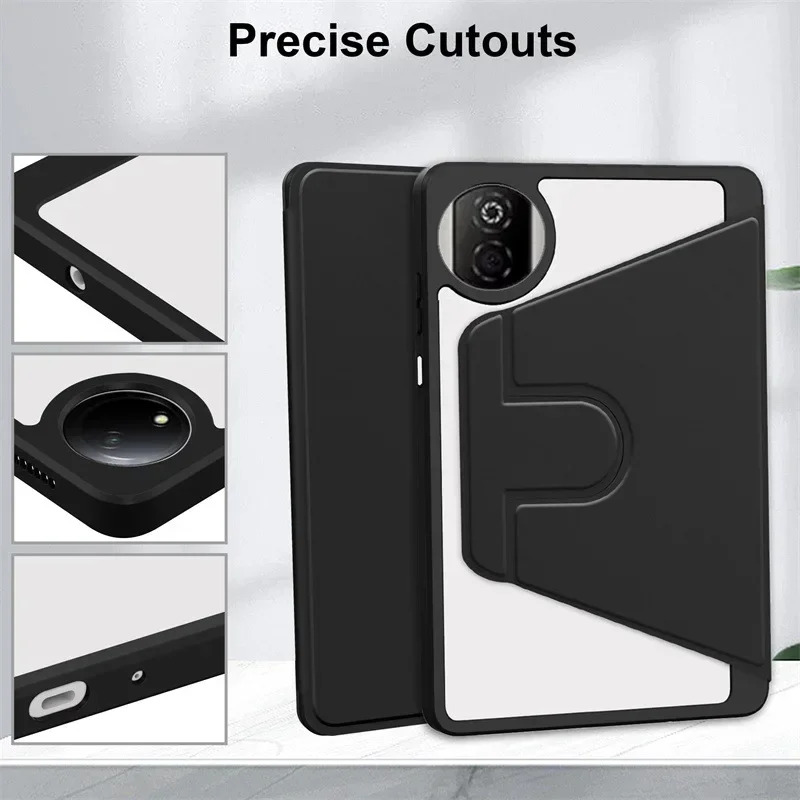 For 2025 Huawei Honor Pad X7 8.7 Inch Acrylic Rotating Case for HONOR Pad X7 JMS-W09/JMS-L09 8.7 