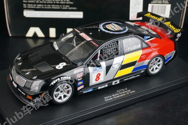 

Autoart 1:18 CTS-V SCCA # Модель автомобиля 8 Simulation Limited Edition, полностью открытая, из металлического сплава, статическая, игрушка, подарок
