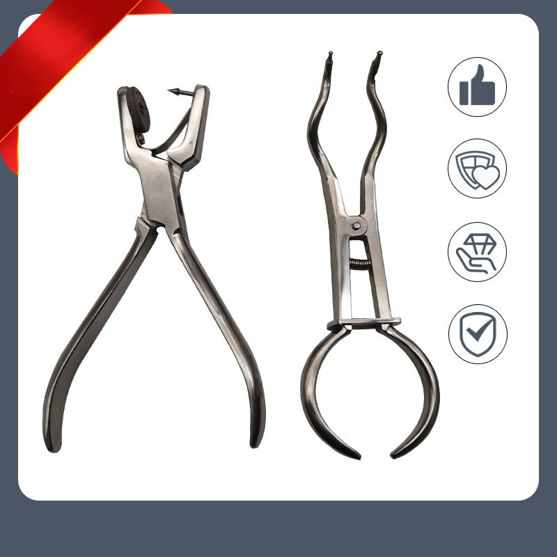 Dental Rubber Dam Clamps Endodontic Restorative Barrier Clips Frame Holder Molar Teeth Stainless Steel Oral Materials
