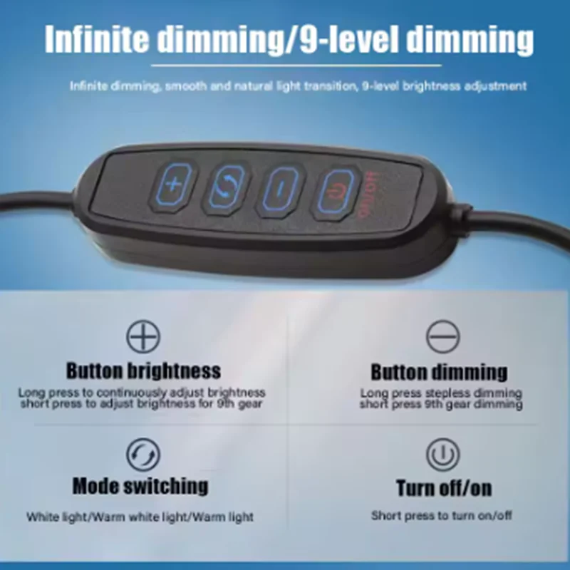 1pcs USB 5V LED Dimmer สายไฟ Tri-สี Dimming ภายนอก 1.5M 4-Key Controller สายความสว่างปรับ